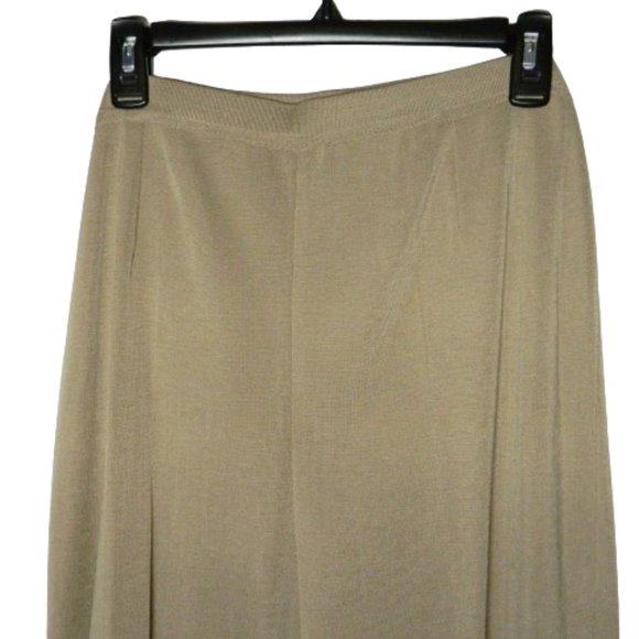 Ming Wang $225 Basic Cut Knit Pant Java Sx 0X 52644 NWT! - Picture 2 of 4